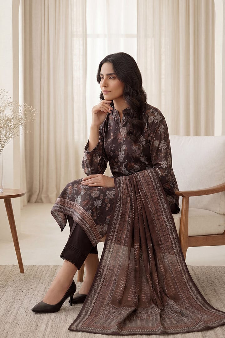 Rimal by UK 3PC Unstitched Embroidered Lawn Suit 