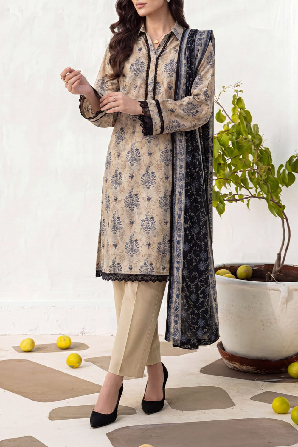 SAYA Unstitched Printed Lawn U01-26152-P05A