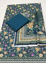 Original Khaadi Factory Leftover Lawn Digital Print 3 Piece Dress  HF2405