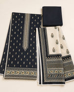 Original Khaadi Factory Leftover Lawn Digital Print 3 Piece Dress  HF2409
