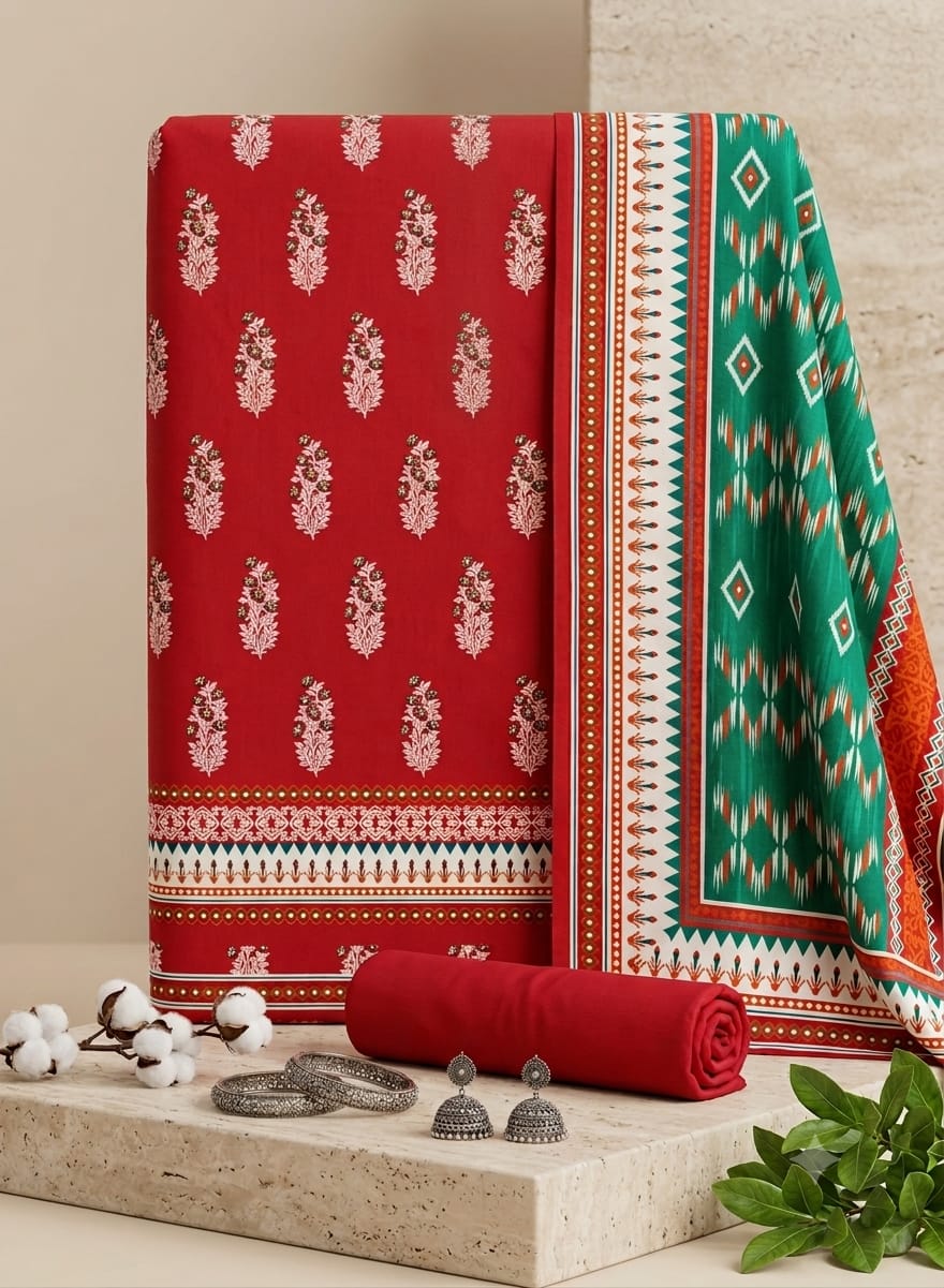 Murashe by Bin Amin Premium Lawn Unstitched 3 Piece Suit 