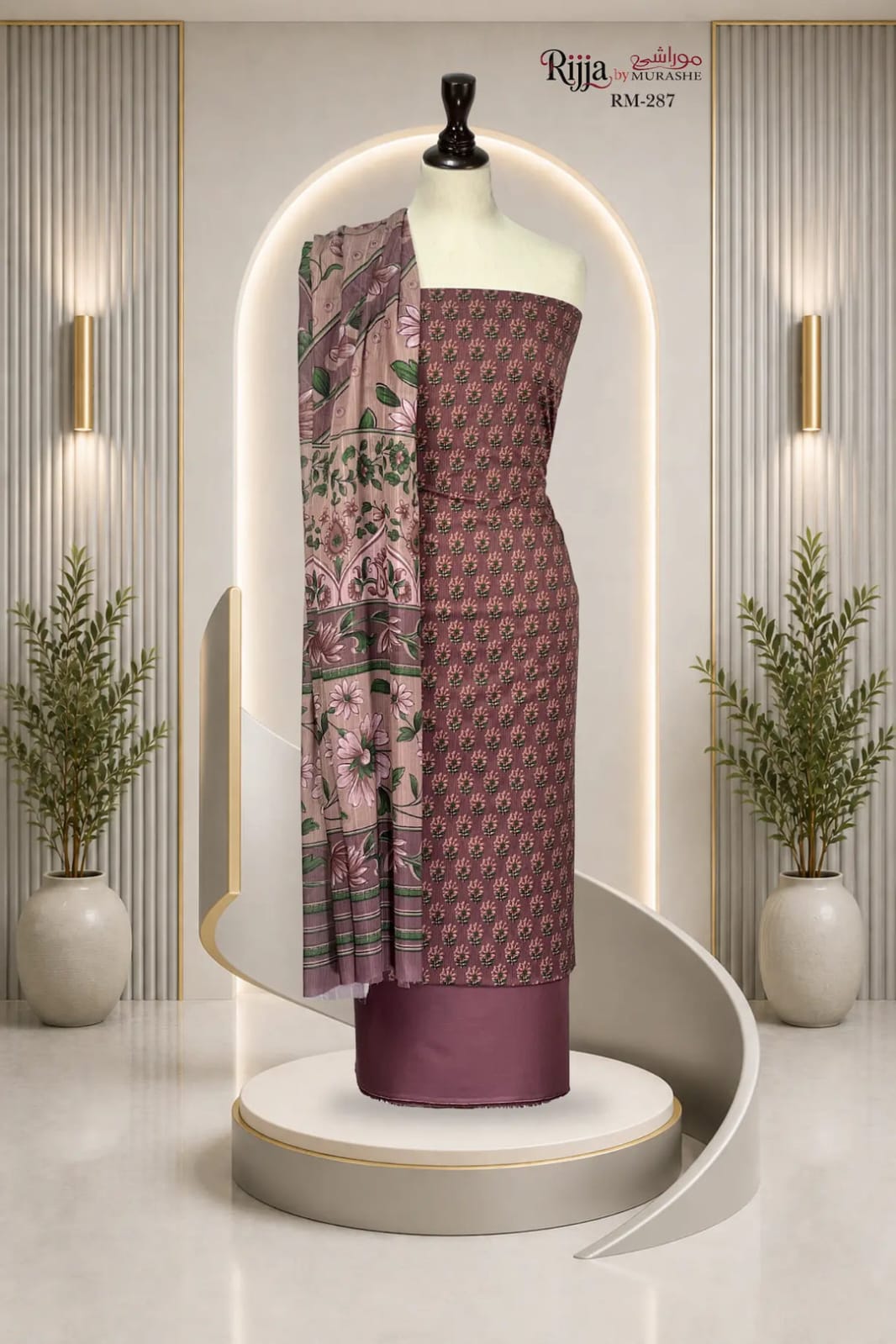Murashe by Bin Amin Premium Lawn Unstitched 3 Piece Suit 