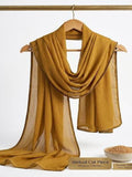 Elegant Mustard Chiffon Dupatta