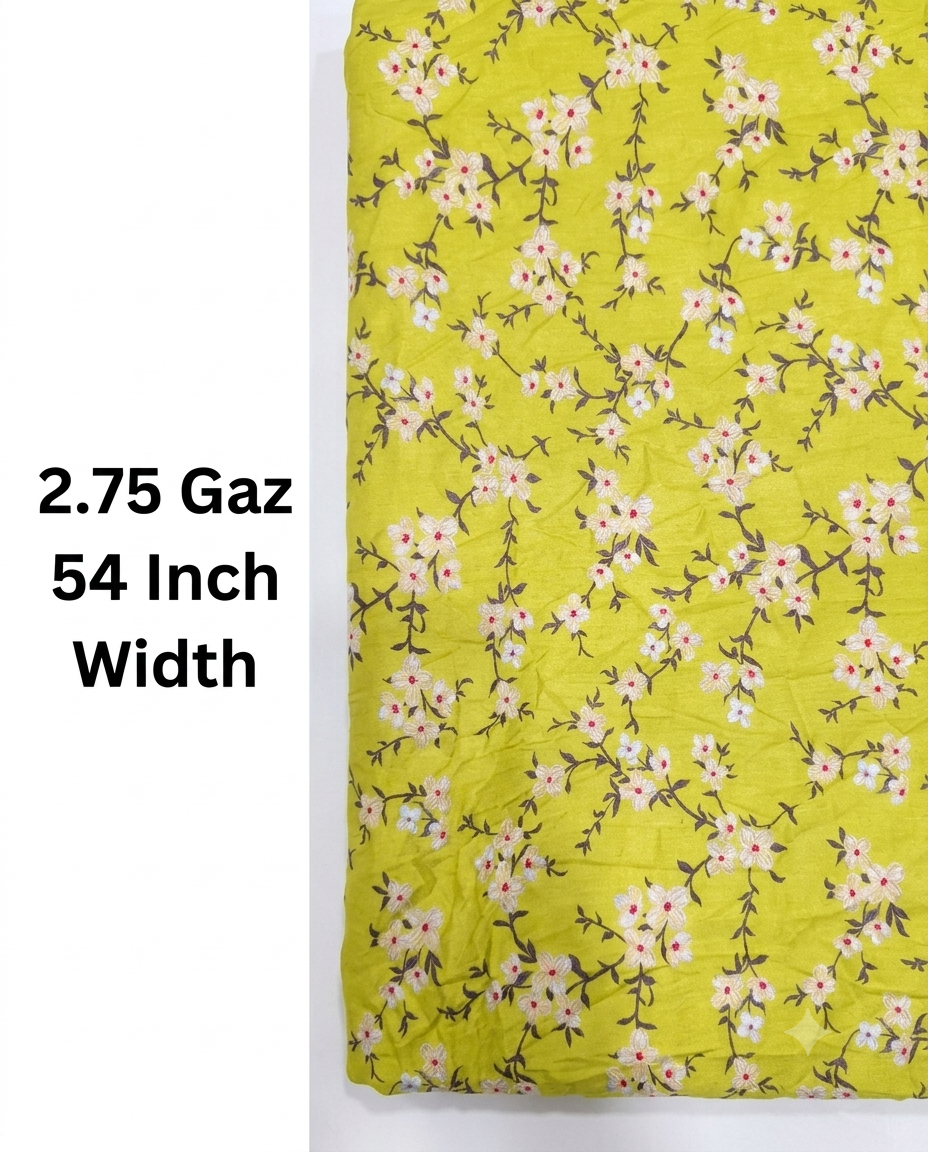 Premium Lawn Cut Piece Fabric |  Rs400 pr yard | 54 Inch Width | Ittehad Cut piece