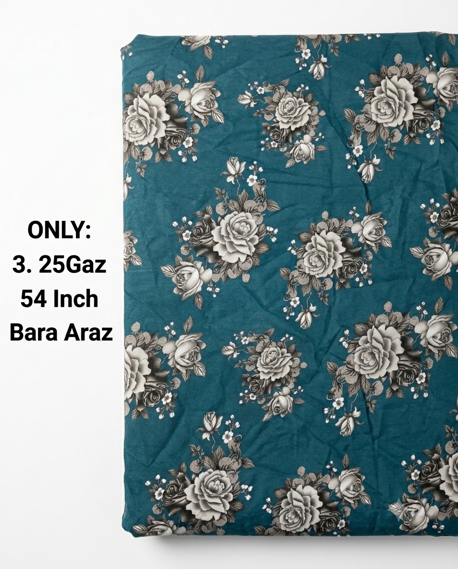 Premium Lawn Cut Piece Fabric |  Rs400 pr yard | 54 Inch Width | Ittehad Cut piece