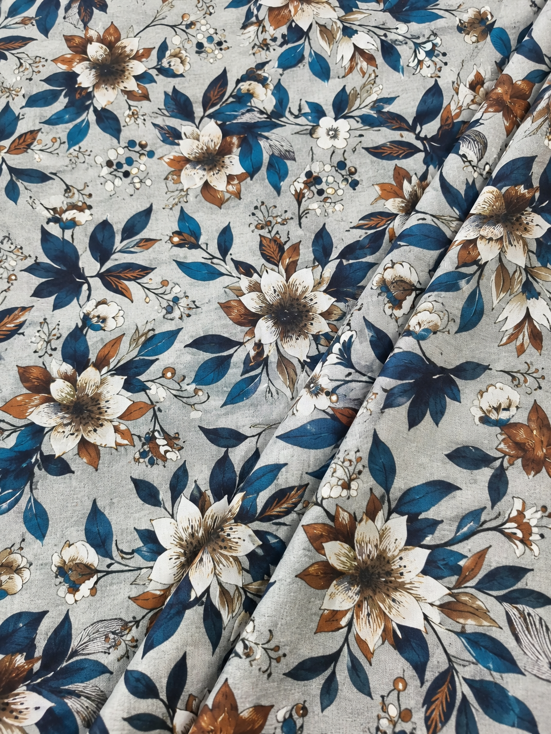 Premium Printed Lawn Fabric  | Soft Summer Lawn | Ittehad Cut Piece
