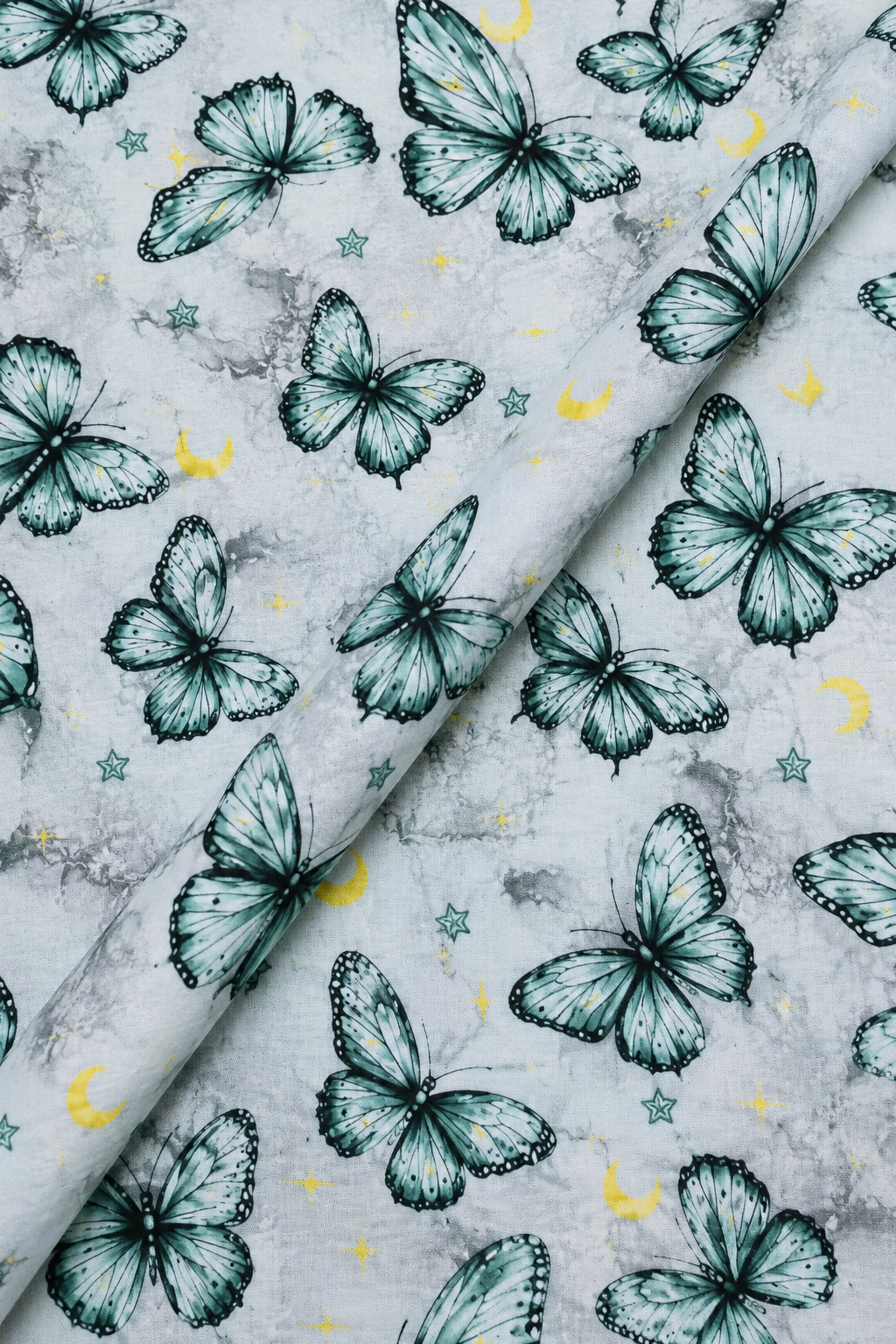 Premium Printed Lawn Fabric  | Soft Summer Lawn | Ittehad Cut Piece