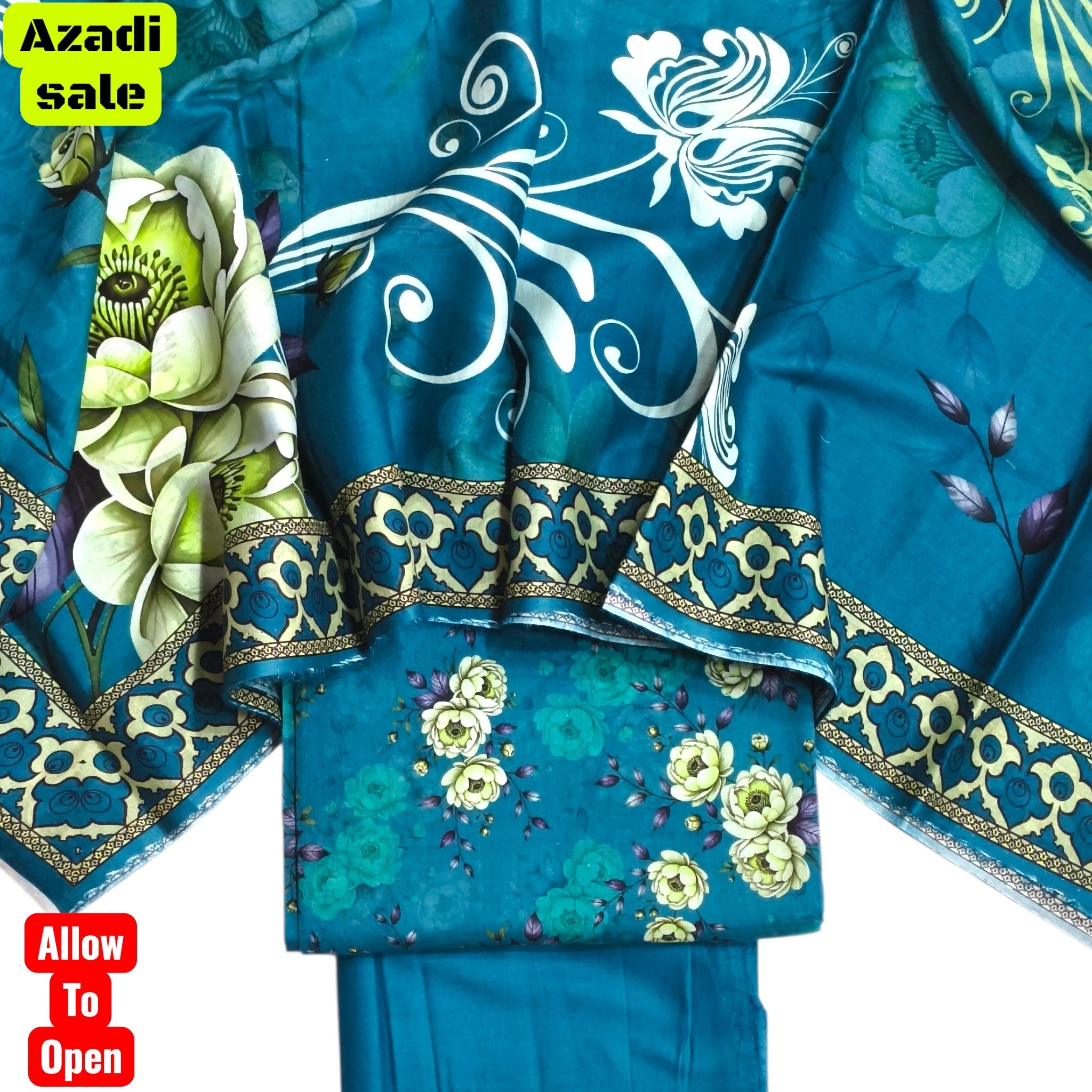 Alishan 3 Piece Lawn Suit | Unstitched Lawn Collection d27
