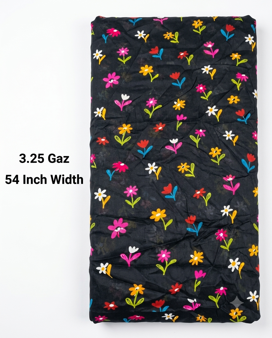Premium Lawn Cut Piece Fabric |  Rs400 pr yard | 54 Inch Width | Ittehad Cut piece